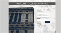 Desktop Screenshot of custis-law.com